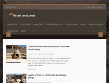 Tablet Screenshot of desertcrestpress.com